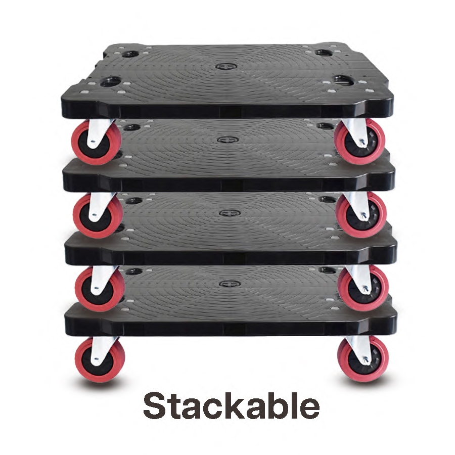 Turtle Trolley Joinable / combinable Platform Trolley with 4 Swivel ...
