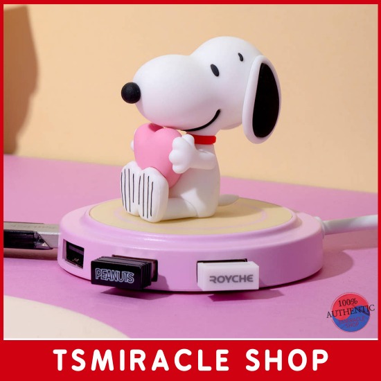 ROYCHE PEANUTS Snoopy Figure 5 in1 USB Multi Hub Reader(USB 2.0,USB 3.0 ...