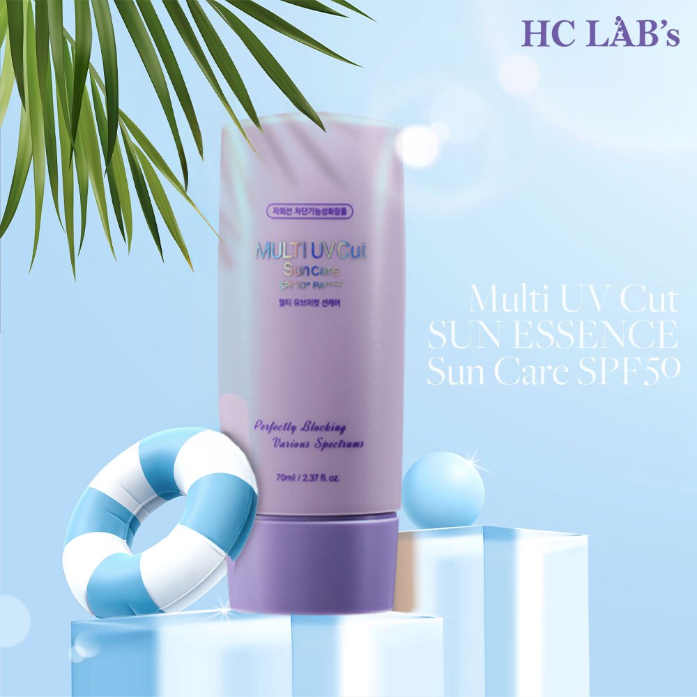 HC LAB'S Violet Cream Toneup Cream Sunscreen SPF50+ PA++++ Multi UV Cut ...