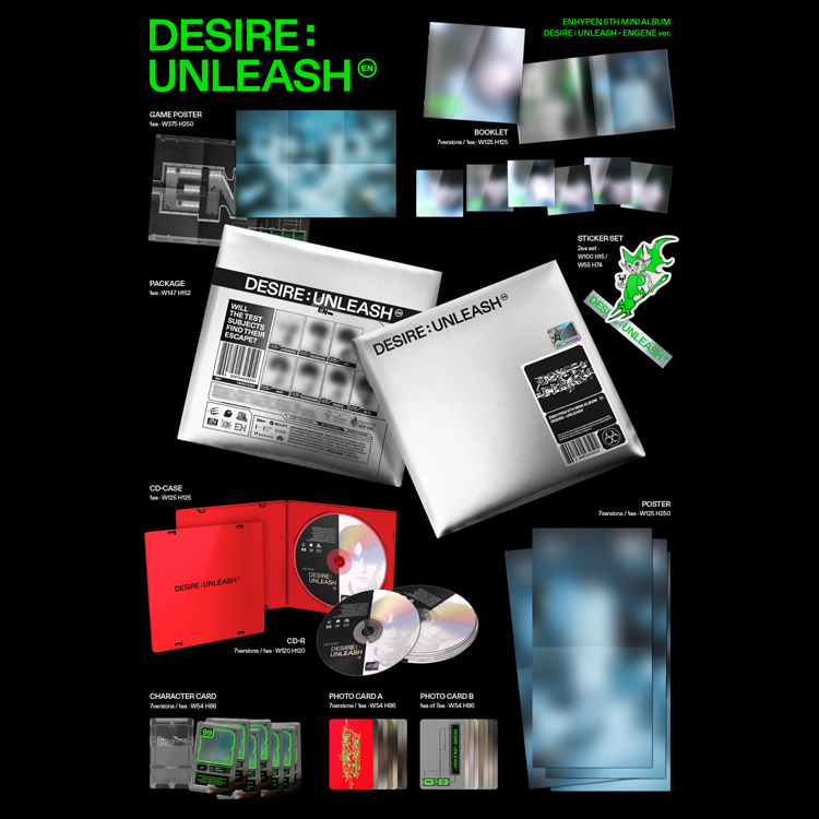 ENHYPEN - 6th Mini Album [ DESIRE : UNLEASH ] | Shopee Philippines