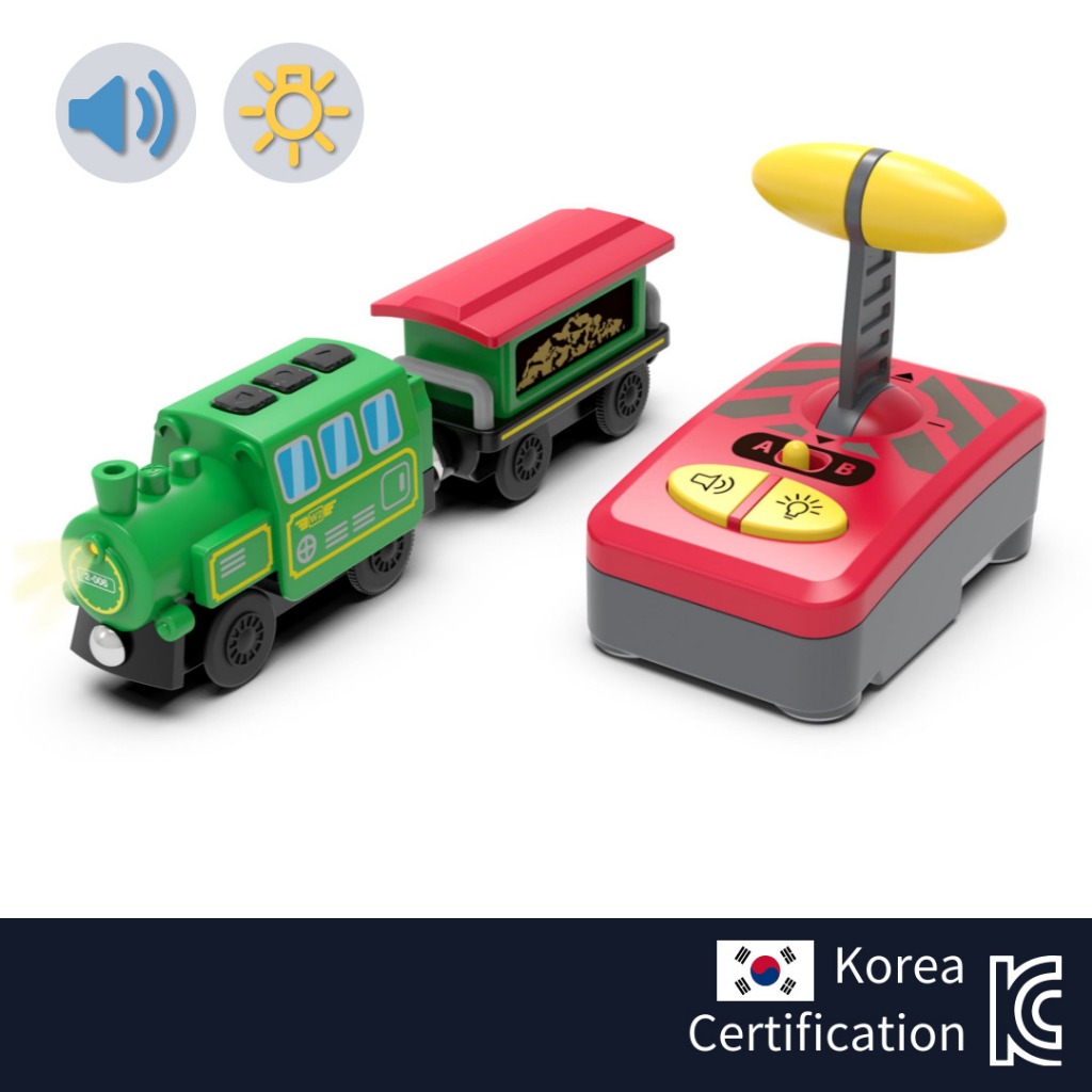 MYKAFORT Taylor Remote Control Steam Electric Train (Green) Toy for ...