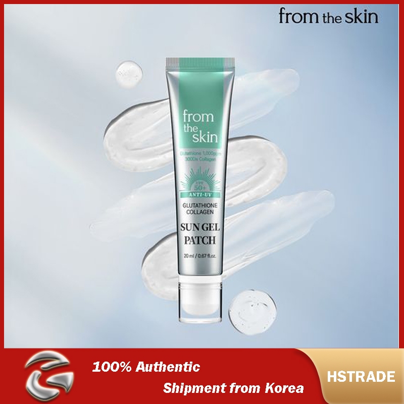 【HSTRADE】From the Skin】 Glutathione 1000ppm 300Da Collagen Sun Gel Patch 20ml