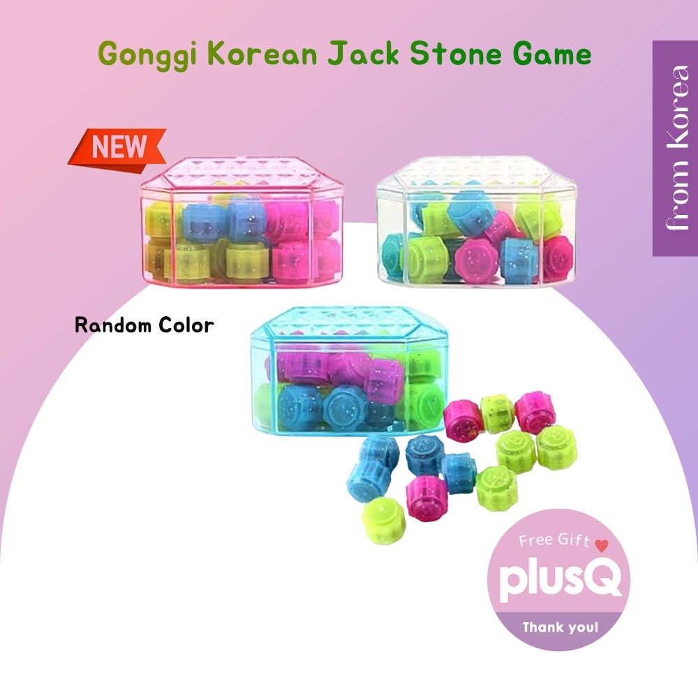 KOREAC_Gonggi Konggi Korean Jack Stone Game 12Pieces 1 case Made in Korea