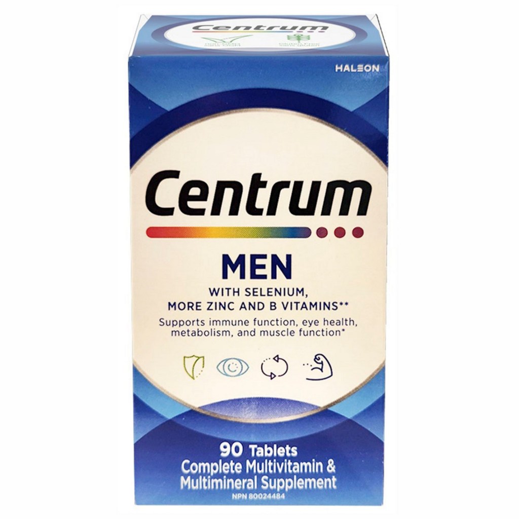 Centrum for Men 50+ Multivitamin Tablets 90 Count Made in USA | Shopee ...