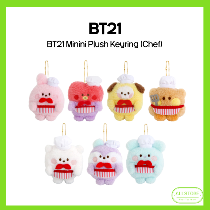 BT21 Minini Plush Keyring(Chef) - Ship from Korea | Shopee Philippines