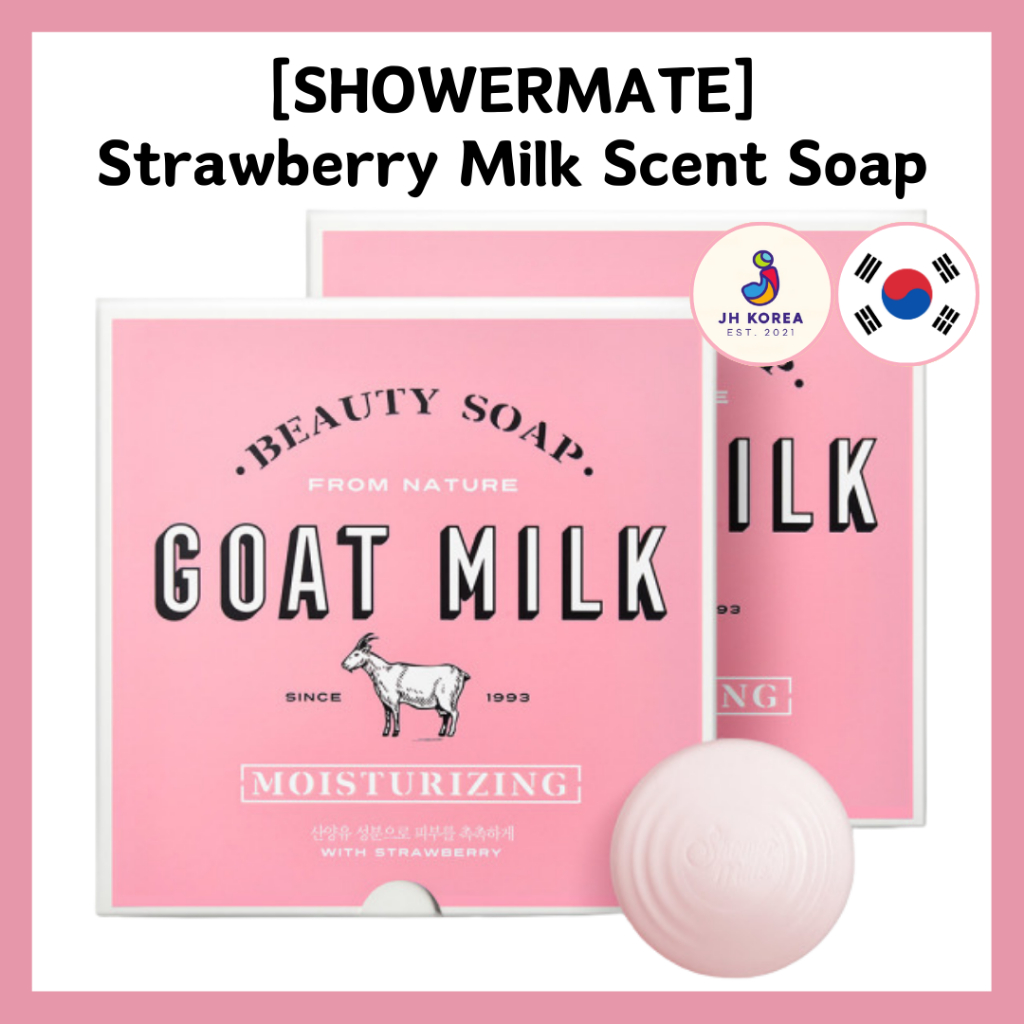 [SHOWERMATE] Strawberry Milk Scent Soap / Made in Korea | Shopee ...