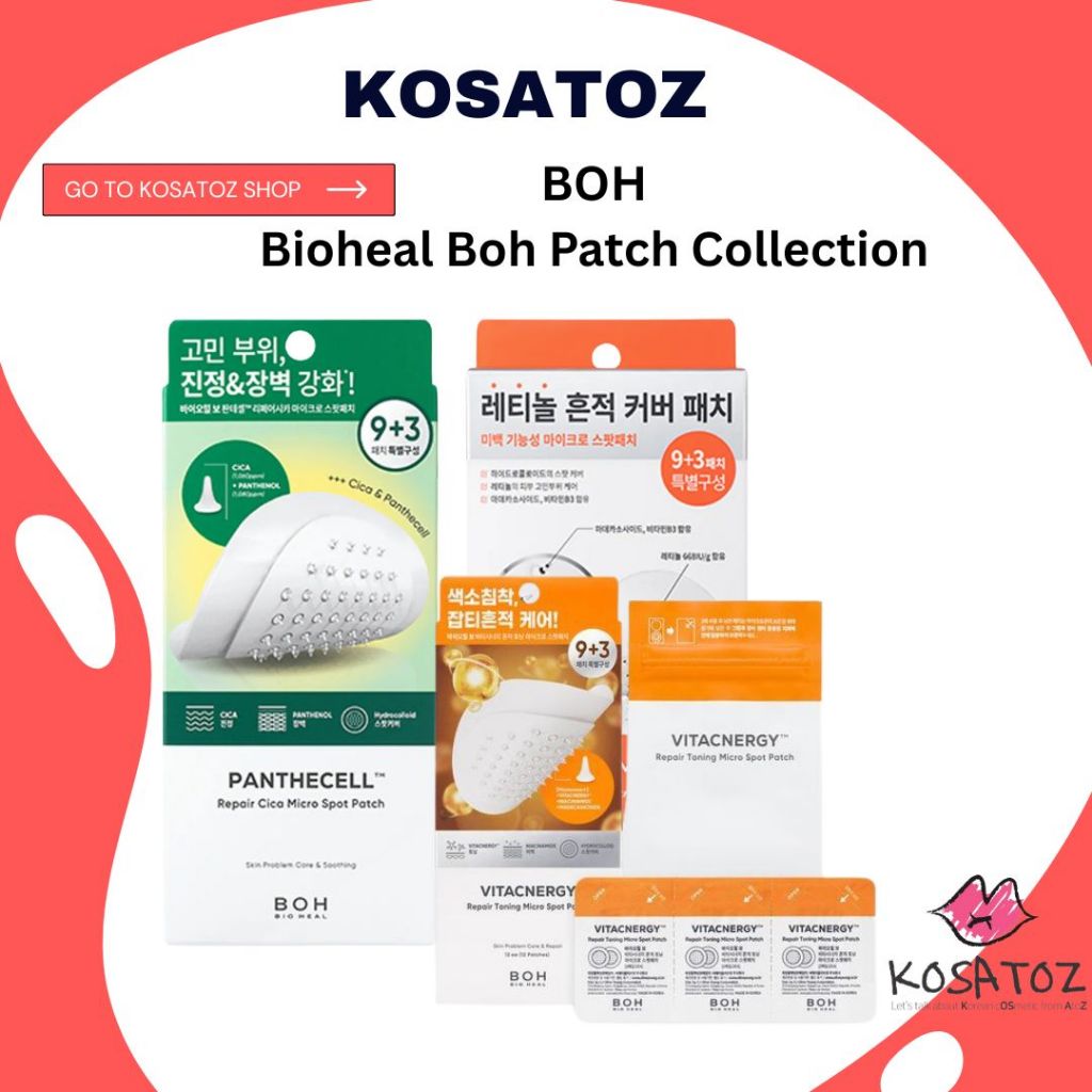 BioHeal Boh Panthecell Repair Cica / Vitamin Retinol Repair Micro Spot ...