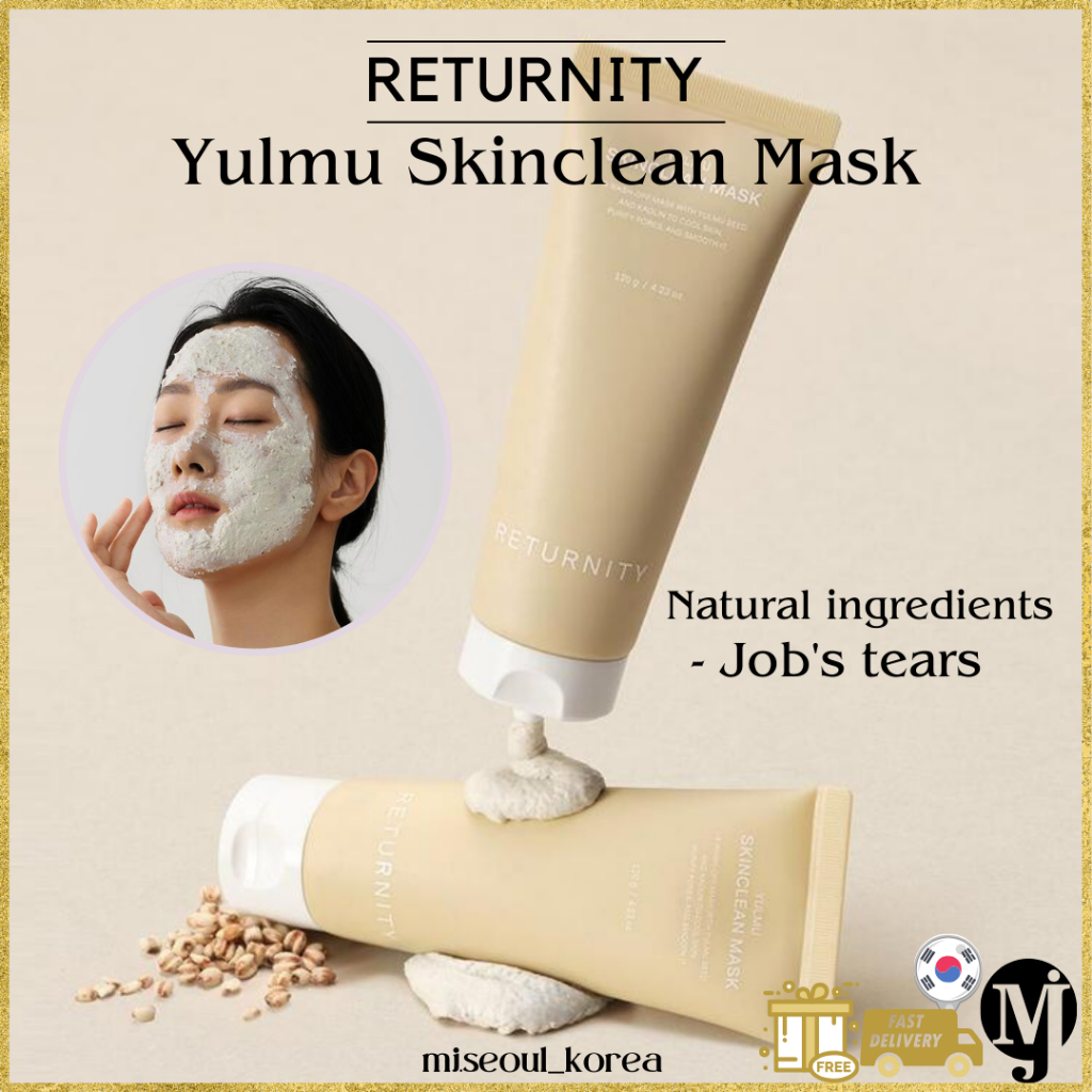 RETURNITY Yulmu Skinclean Mask (120g) - Korean Powder Moisturizer For Firming, Hydration & Wrinkles
