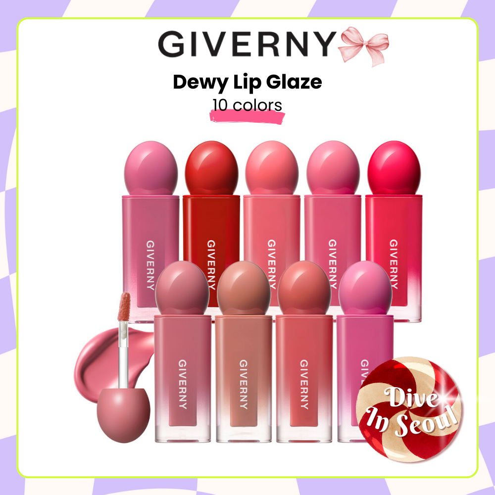 [GIVERNY] Dewy Lip Glaze – 10 colors | Shopee Philippines