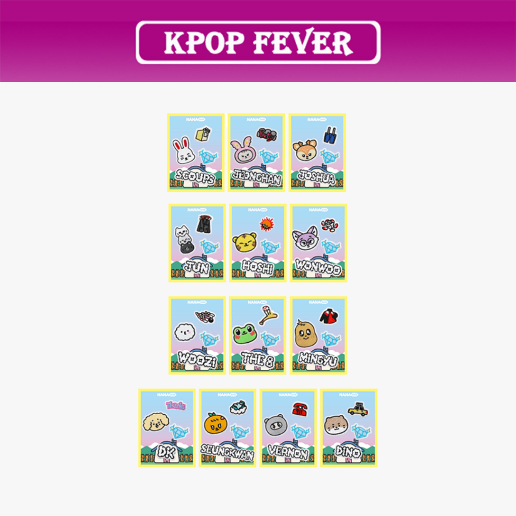 SEVENTEEN X NANA BNB 2025 MD / VELCRO PATCH SET | Shopee Philippines