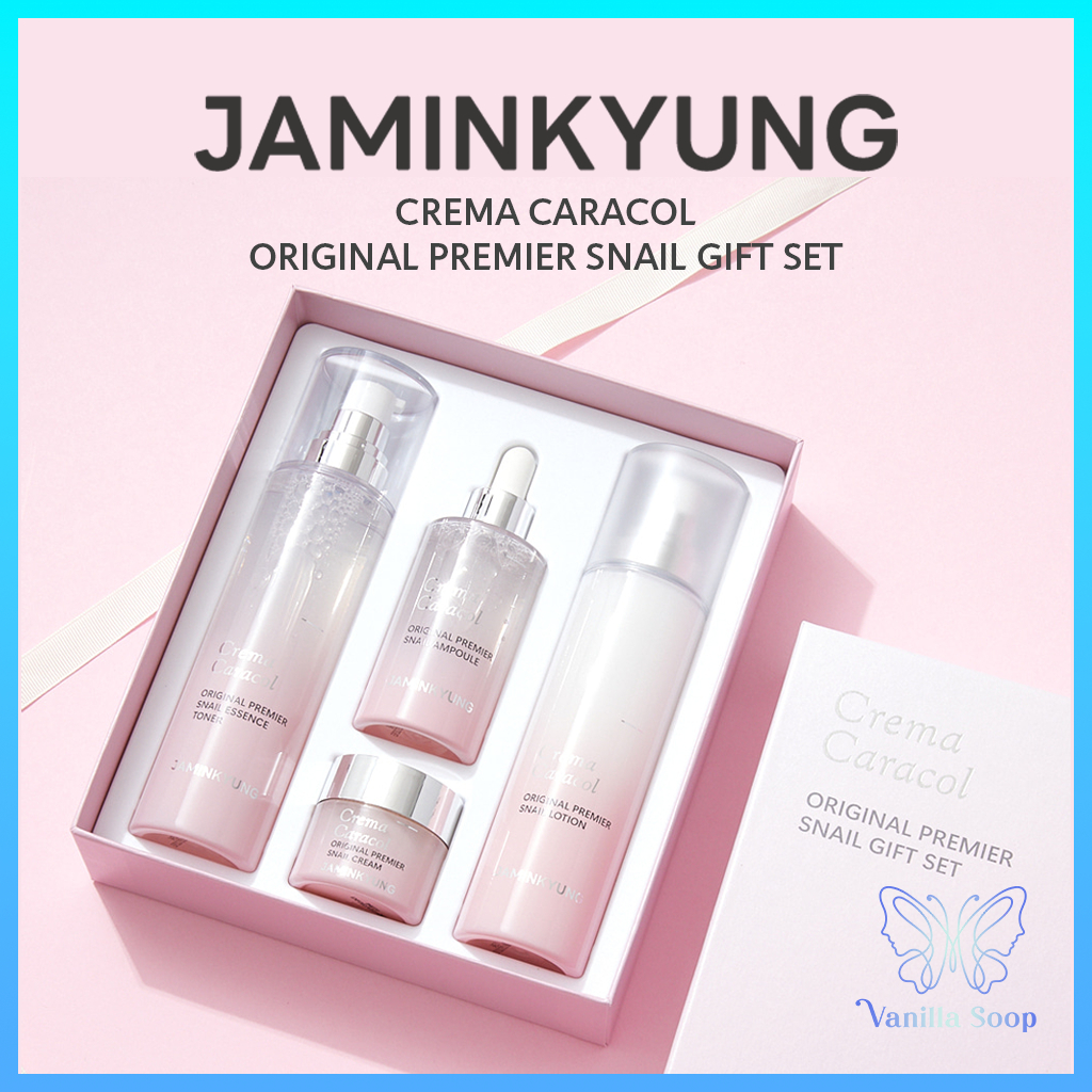 JAMINKYUNG] Crema Caracol Original Premier Snail Gift Set (4pcs 