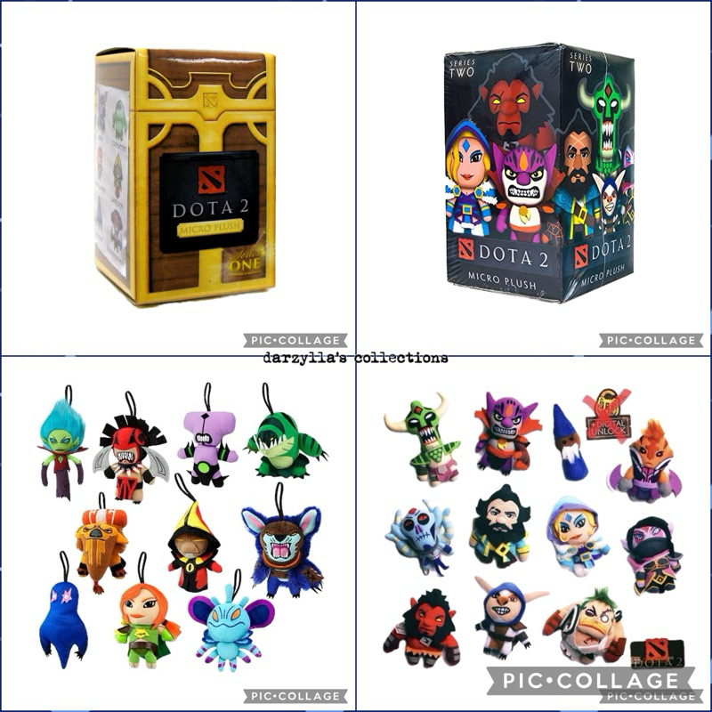 The International DOTA 2 Micro Plushies Series 1 2 Toys Plush TI 2 3 ...