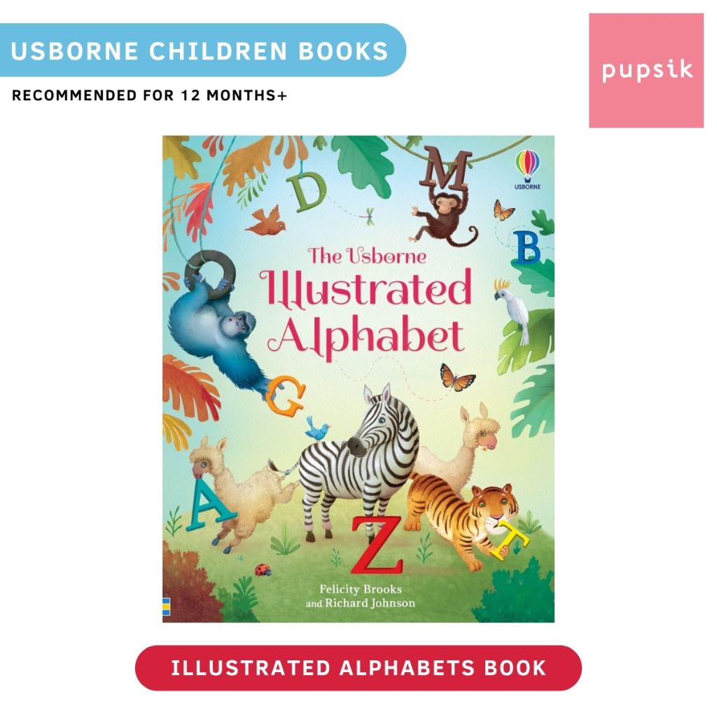 Usborne Illustrated Alphabets Book | Shopee Philippines