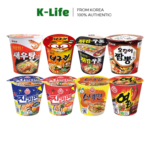 Korean Small Cup Ramen Series｜Ottogi / Nongshim｜Korean Food | Shopee ...