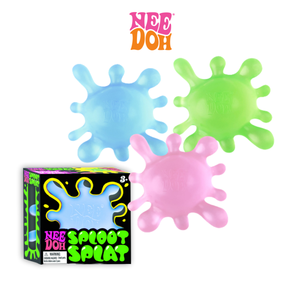 NeeDoh Sploot Splat Stress Ball | Super Soft & Squishy Fidget Toy | 3 ...