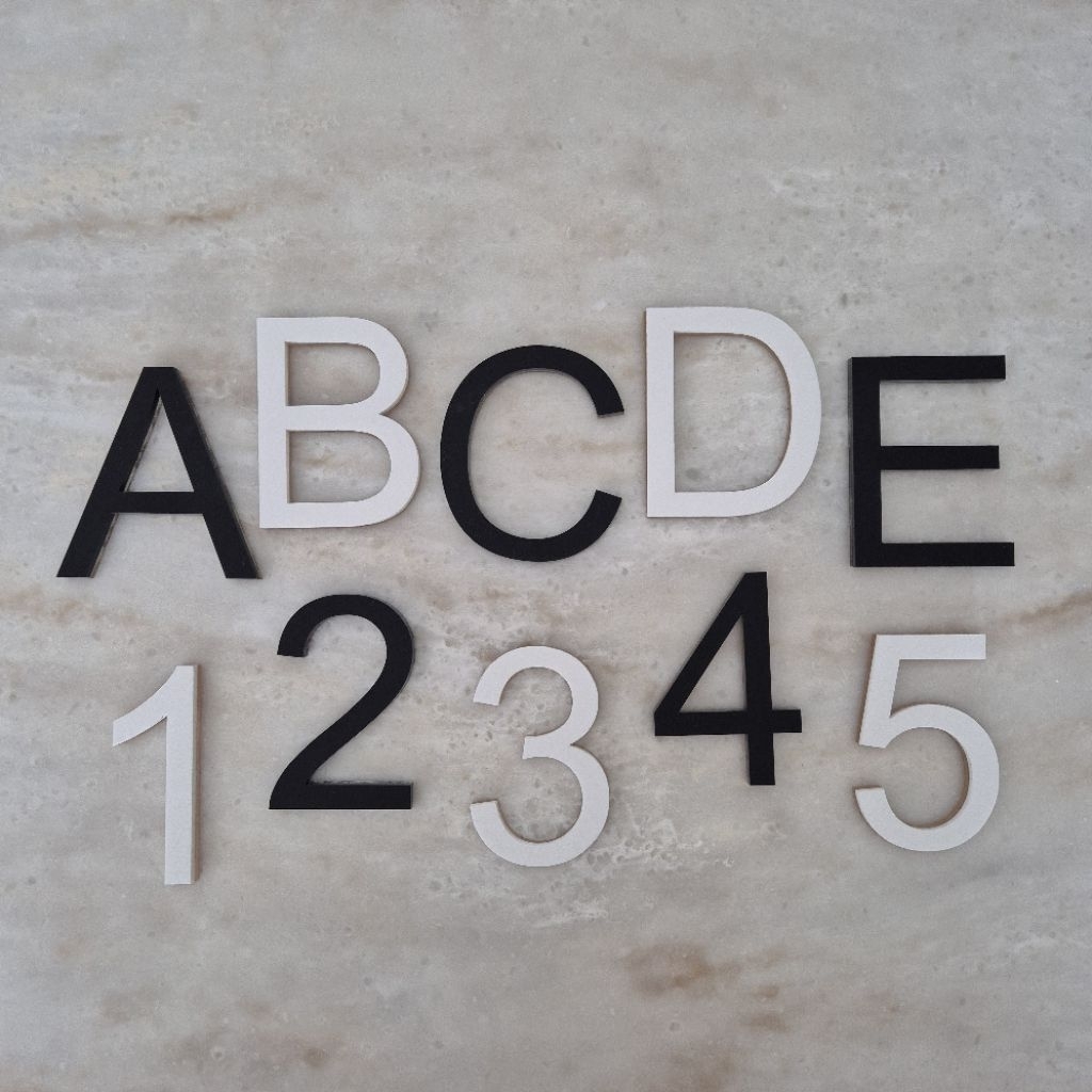 Custom-Made Individual Numeric Digits and Alphabets for Door Unit ...