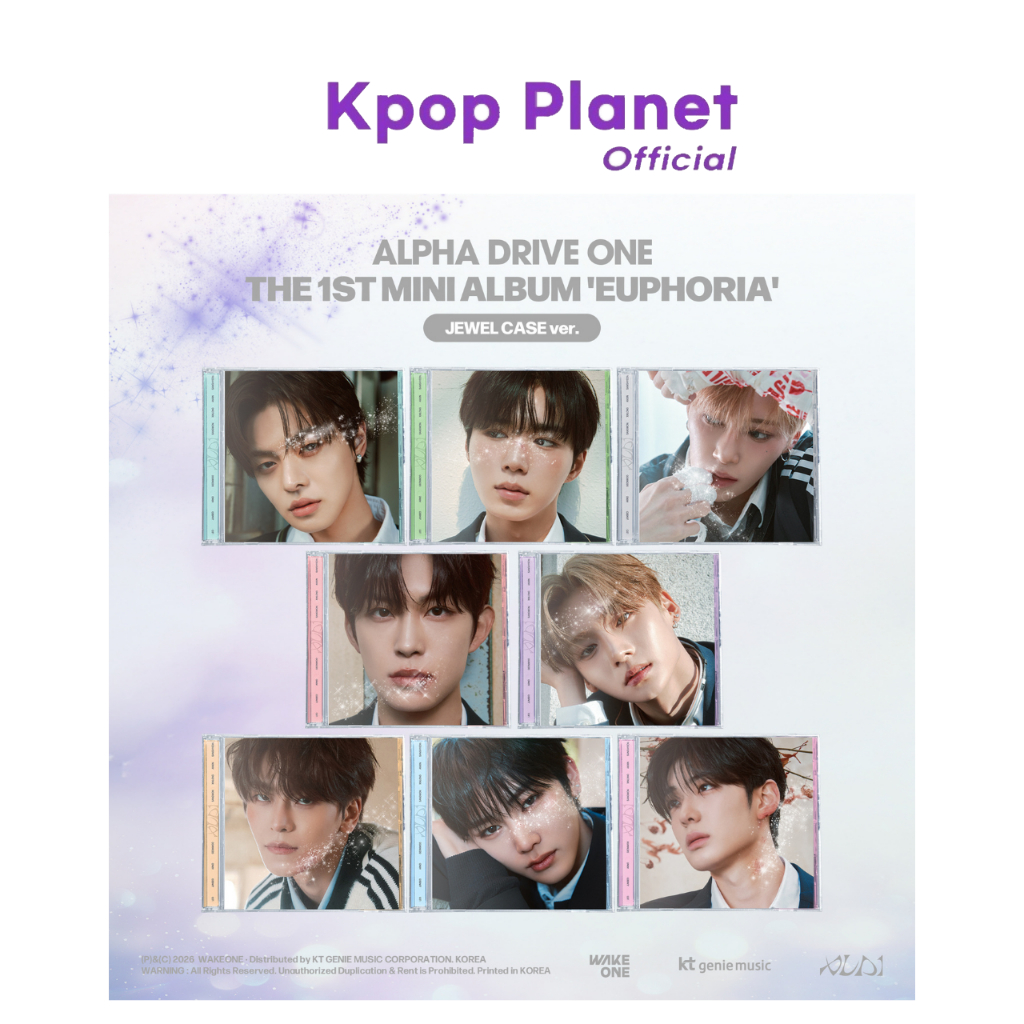 JEWEL CASE ver.] ALPHA DRIVE ONE - 1st Mini Album [EUPHORIA