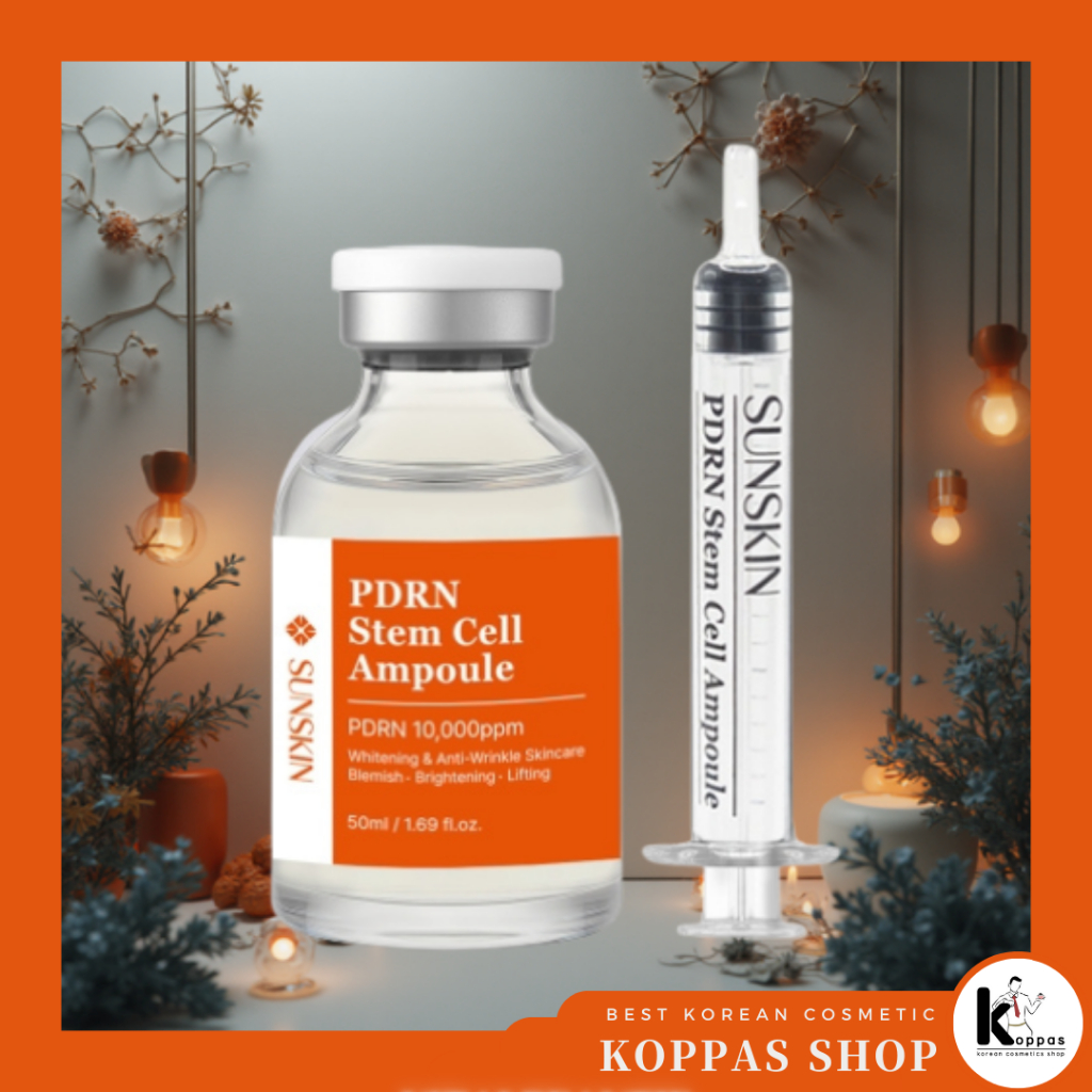 SUNSKIN PDRN Stem Cell Ampoule 50ml PDRN 10,000ppm | Shopee