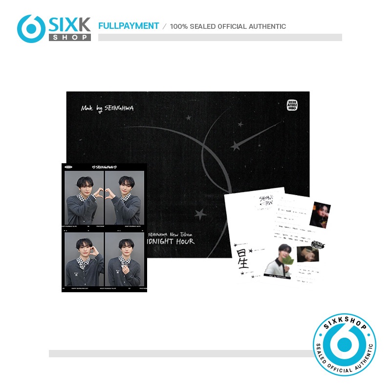 ATEEZ SEONGHWA 2026 MIDNIGHT HOUR MD + Select Option SEONGHWA