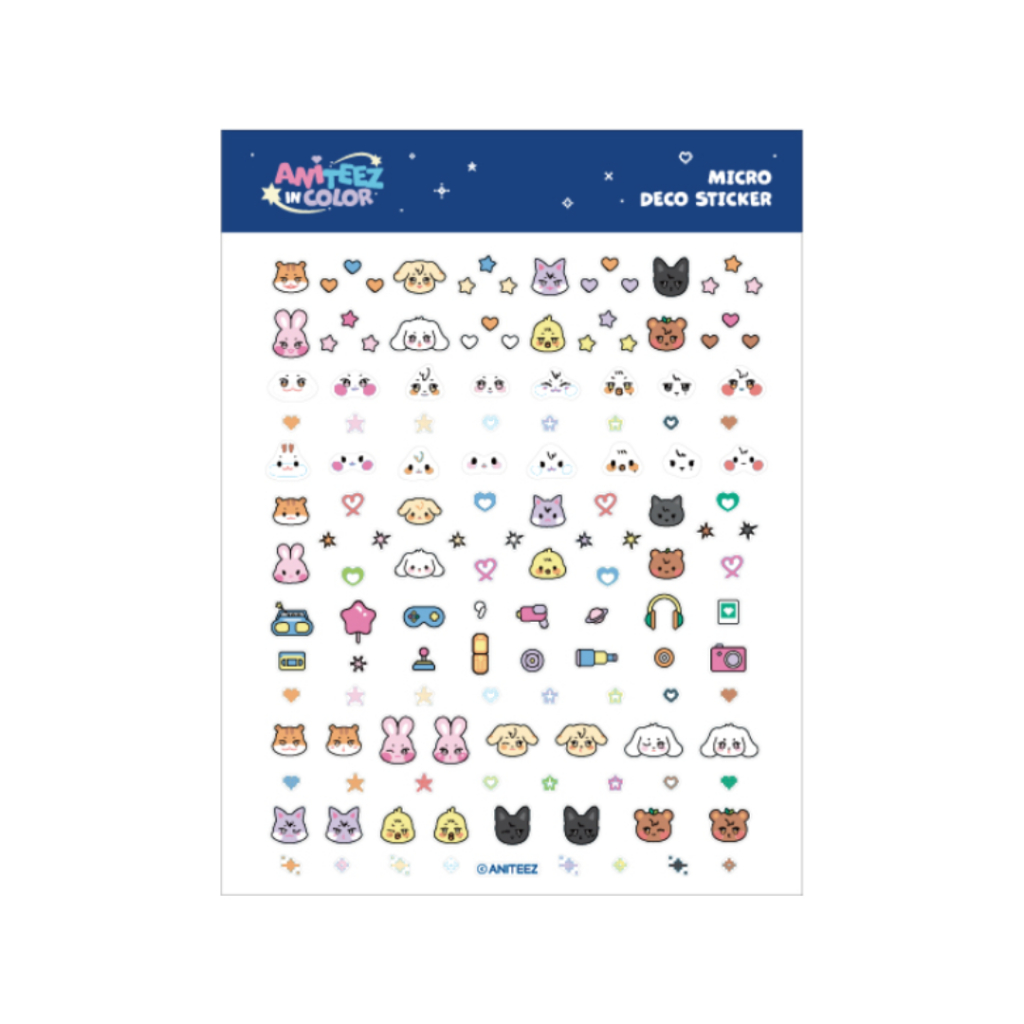 ATEEZ [ANITEEZ IN COLOR] MD - 3D/Micro Deco/Flake/Retro Sticker
