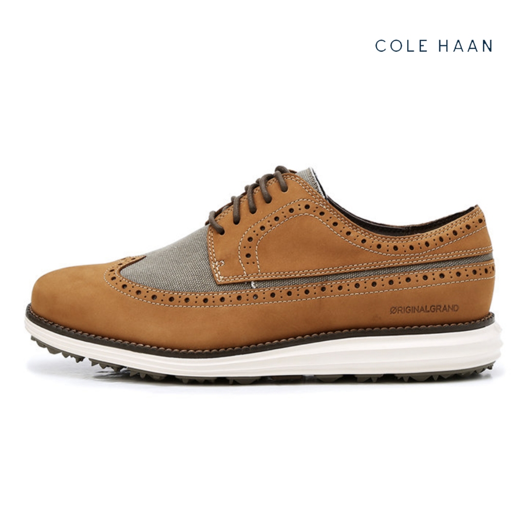 COLE HAAN] ORIGINALGRAND Wing Ox Golf Men Shoes Wide Fit Brown