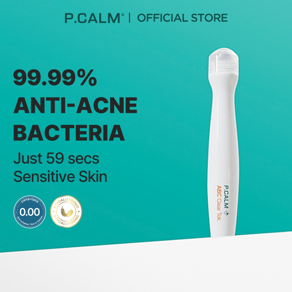 [P.CALM] ABC CLEAR TOK acne roller 15ml | Shopee Philippines