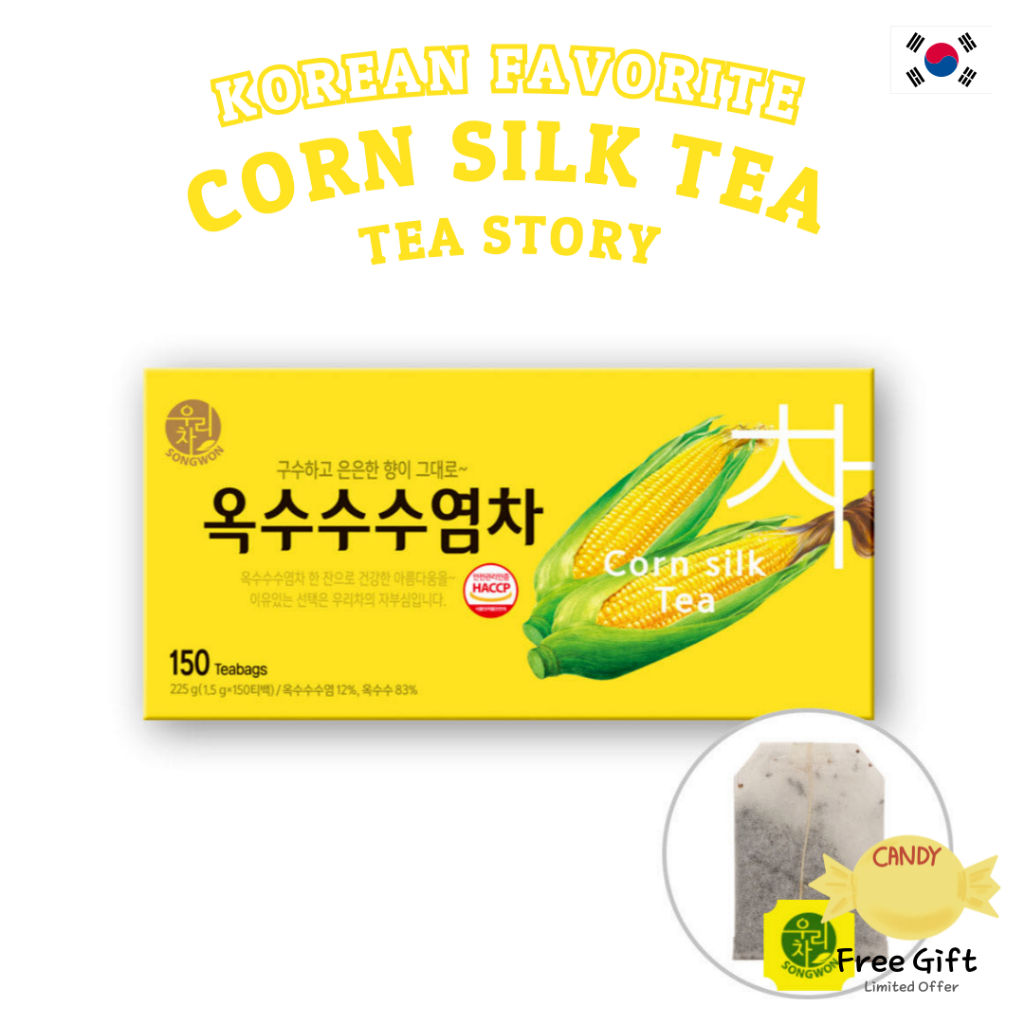 [Songwon] Corn Silk Tea (10/20/50 Bags) | Light & Aromatic | Korean ...