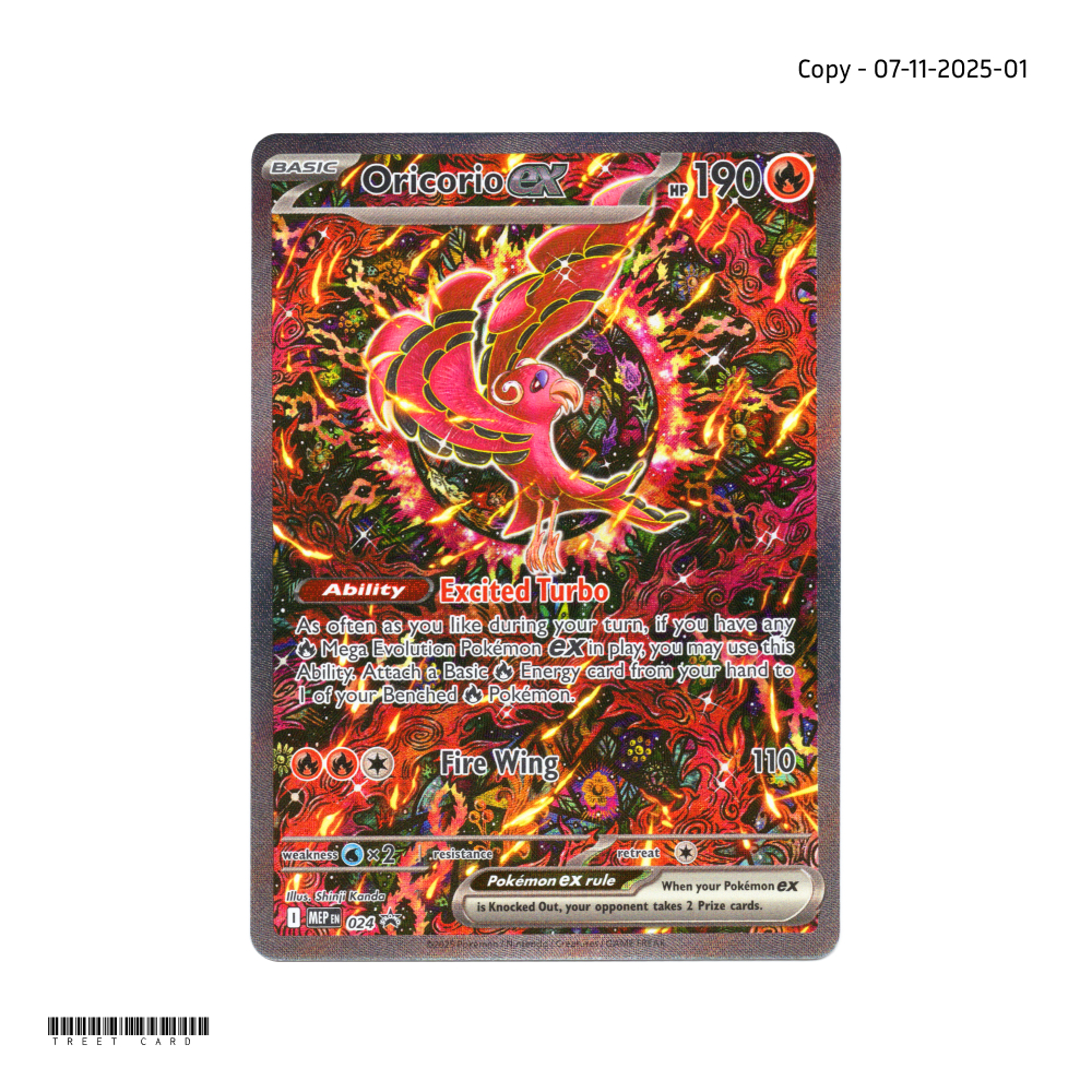 Oricorio ex MEP 024 Mega Charizard Ultra-Premium Collection UPC EN ...