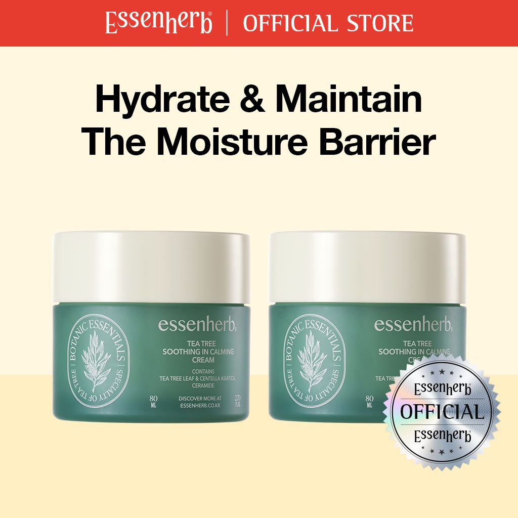 [BUNDLE OF 2] Tea Tree Soothing In Calming Cream (80ml+80ml) | Shopee ...