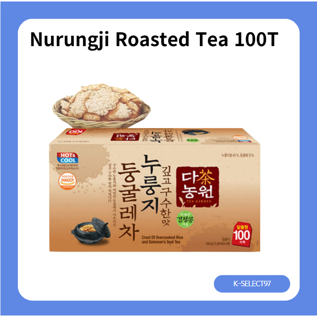 Danongwon Nurungji Roasted Polygonatum Tea – 100 Tea Bags (Korean ...