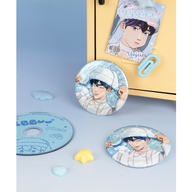 PLAVE PLBBUU Can Badge PLBBUUバッジ PLAVE [PLBBUU] OFFICIAL MD / BBUU TRADING CAN BADGE RANDOM