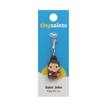 Tiny Saints | St. John the Evangelist | Charms Bag Tags Zipper Pull ...