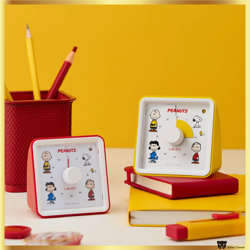 DRETEC X PEANUTS Snoopy Pomodoro Silence Timer | 60-Min Study Timer ...