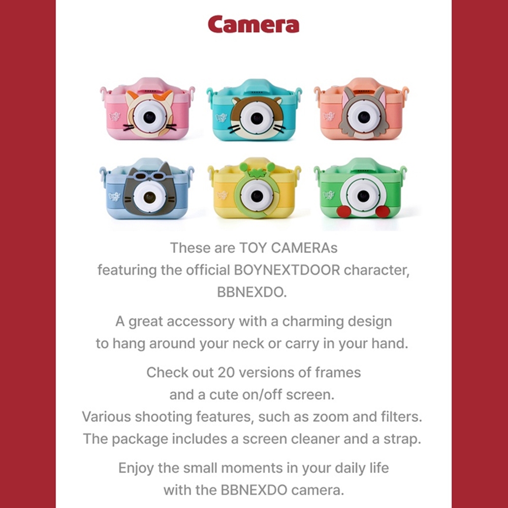 BOYNEXTDOOR BBNEXDO is Coming to Town Camera | Shopee Philippines