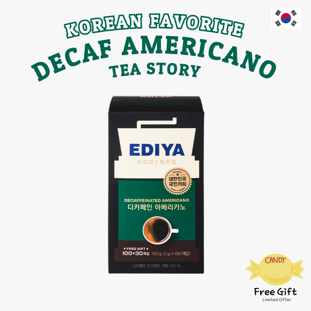 [EDIYA] Decaf Americano (10/20/50 Sticks) | Smooth & Clean | Korean ...