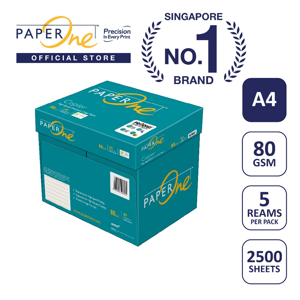 PaperOne Copier Paper 80gsm Copy Paper A4 [1 Box] | Shopee Philippines