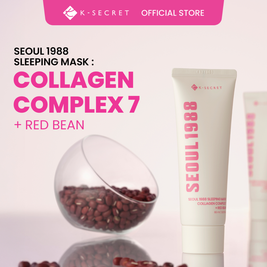 [KSECRET] SEOUL 1988 Sleeping Mask : Collagen Complex 7 + Red Bean