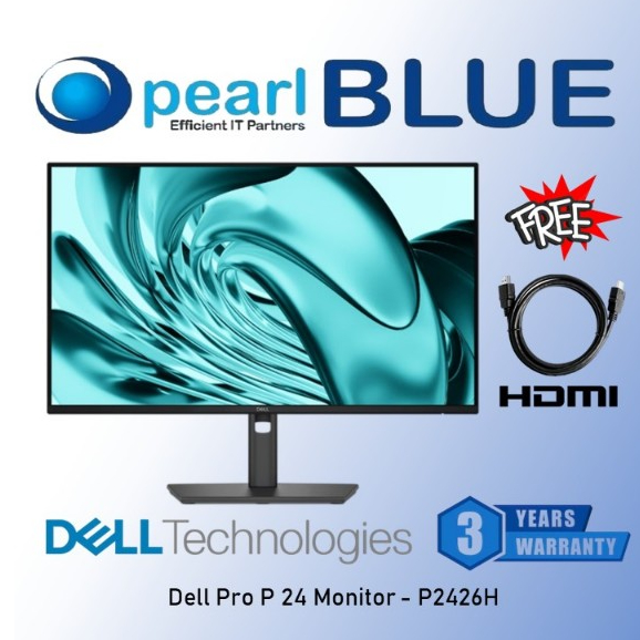 [New Arrival] Dell Pro P 24 Monitor - P2426H Refresh Rate 120Hz FHD ...