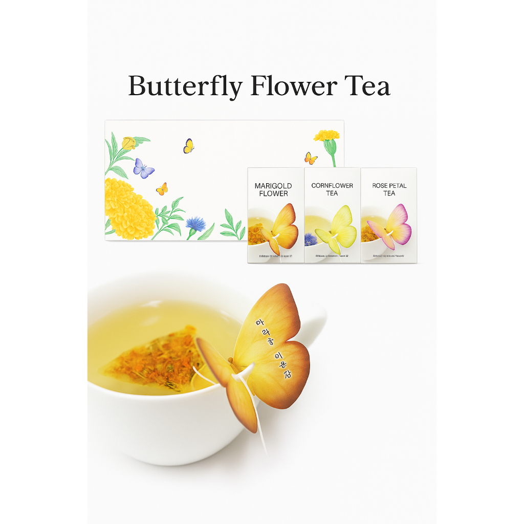 Butterfly Flower Tea Set – Blooming Herbal Experience | Shopee Philippines