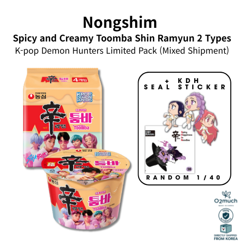 [Nongshim] Shin Ramyun Toomba 137g x 4 / Big Cup 113g | Creamy Spicy ...