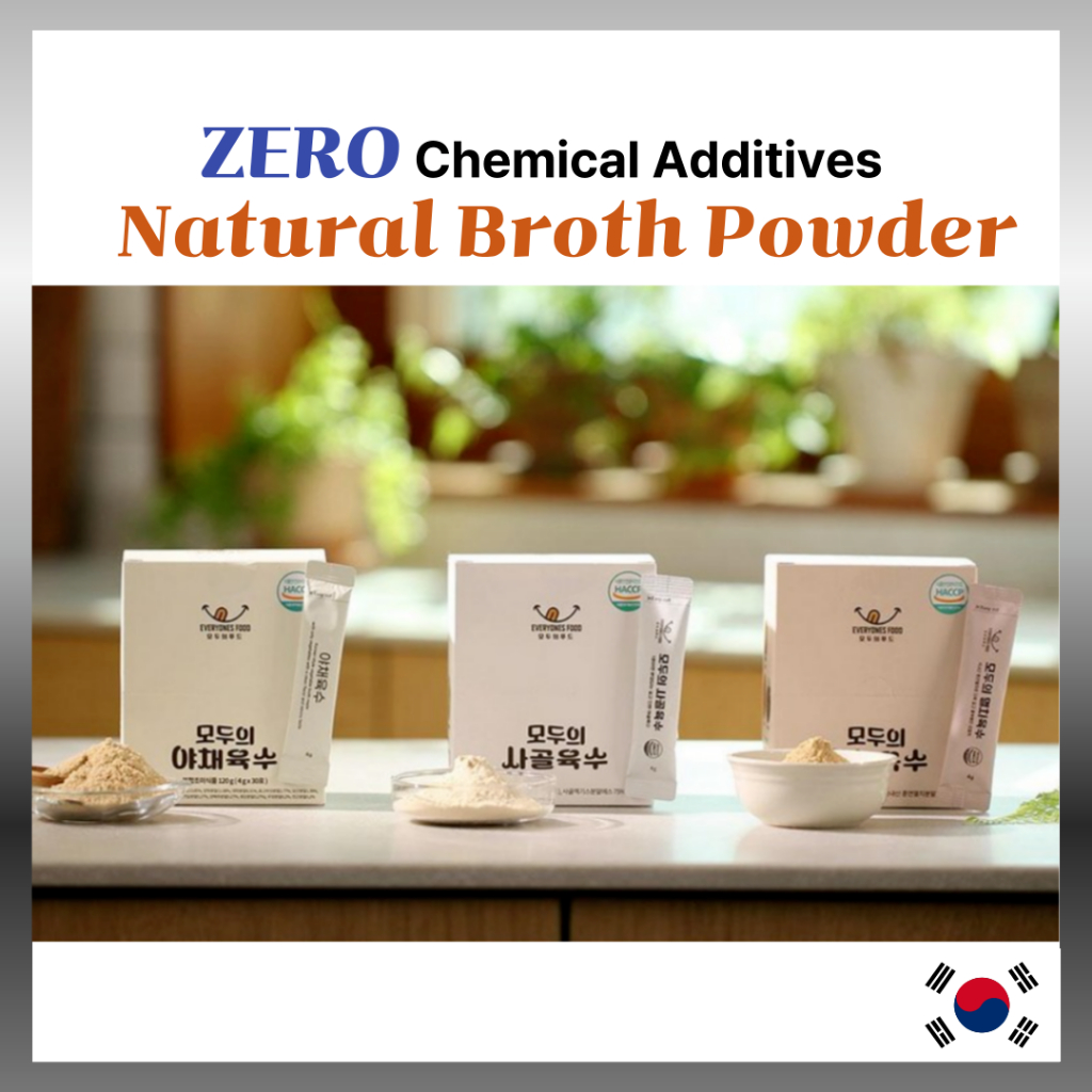 [Modoo Food] Natural Broth Powder 3 Types (Vegetable / Anchovy Seafood ...