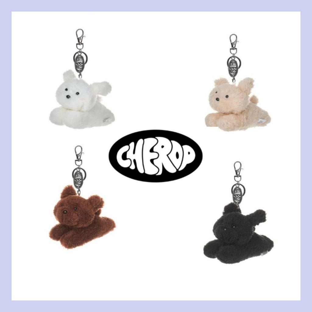 CHEROP Character Plush Keyrings – Mongmo[Bichon], Mori, Coco, Oli ...