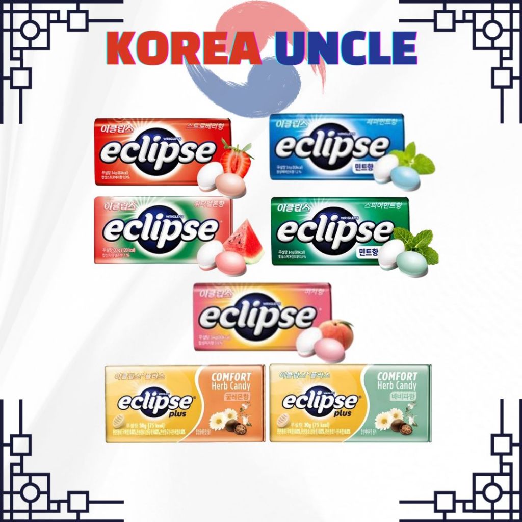 Eclipse Variety Pack – 7 Sugar‑Free Flavors (Gum & Mints Mix) | Shopee ...