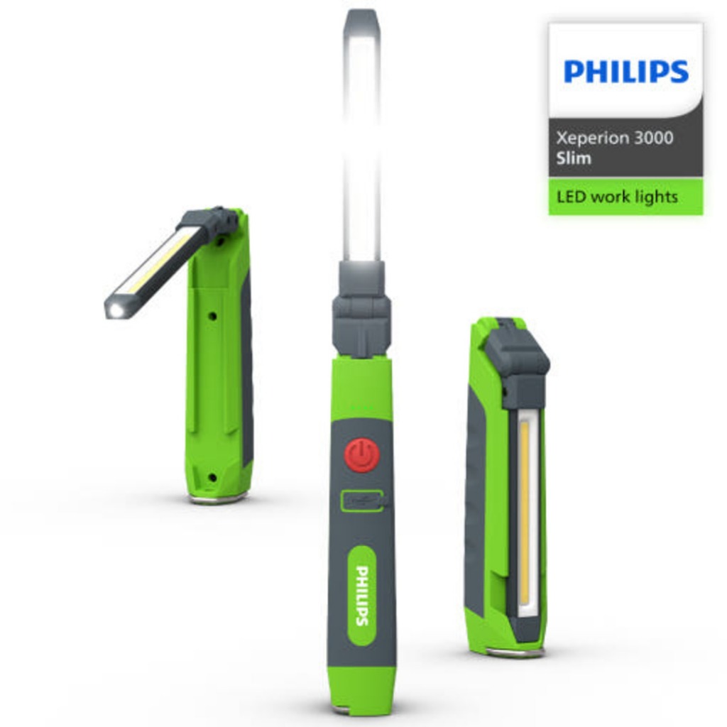 Philips Xperion 3000 X30 Slim LED Rechargeable Work Light – 500 Lumens ...