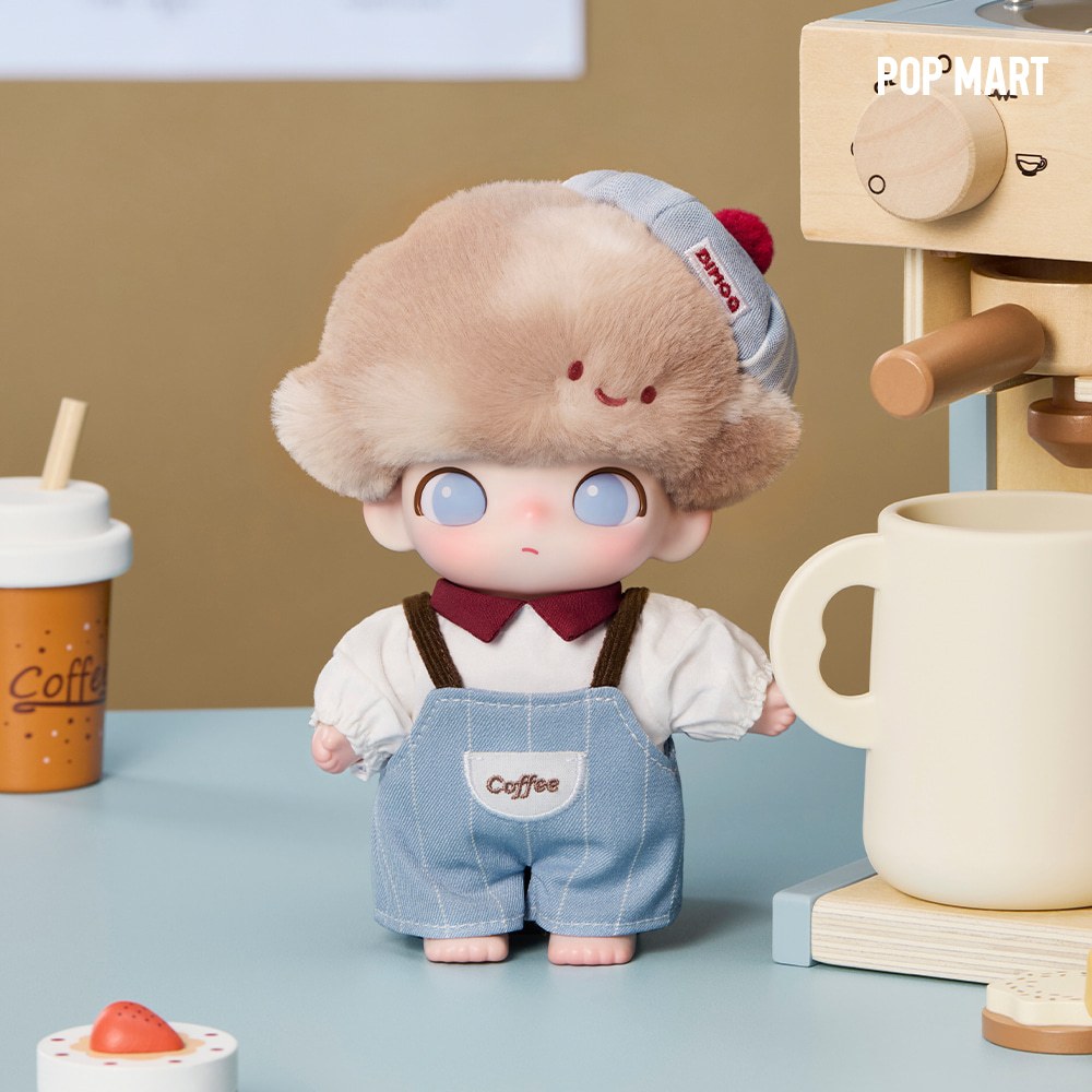 POP MART DIMOO Crush On Coffee Series-Vinyl Plush Blister Pack | Shopee ...