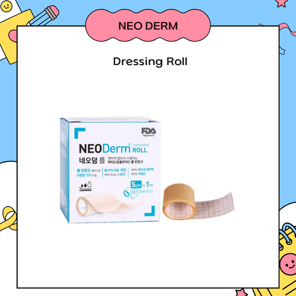 NEO Derm Hydrocolloid Skin Care Roll Patch 5cm x 1mm | Shopee Philippines