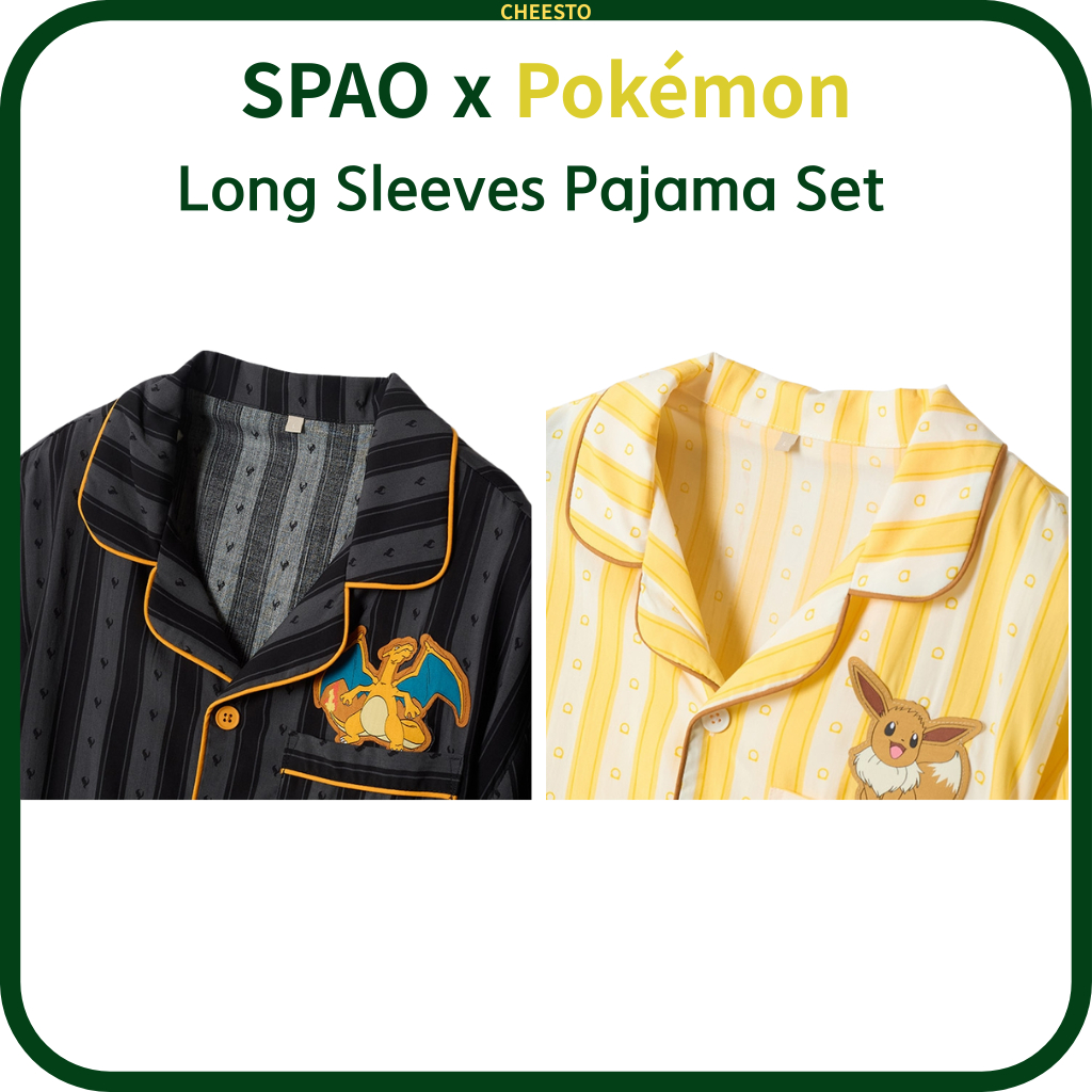 SPAO x Pokémon Long Sleeves Pajama Set | Shopee Philippines