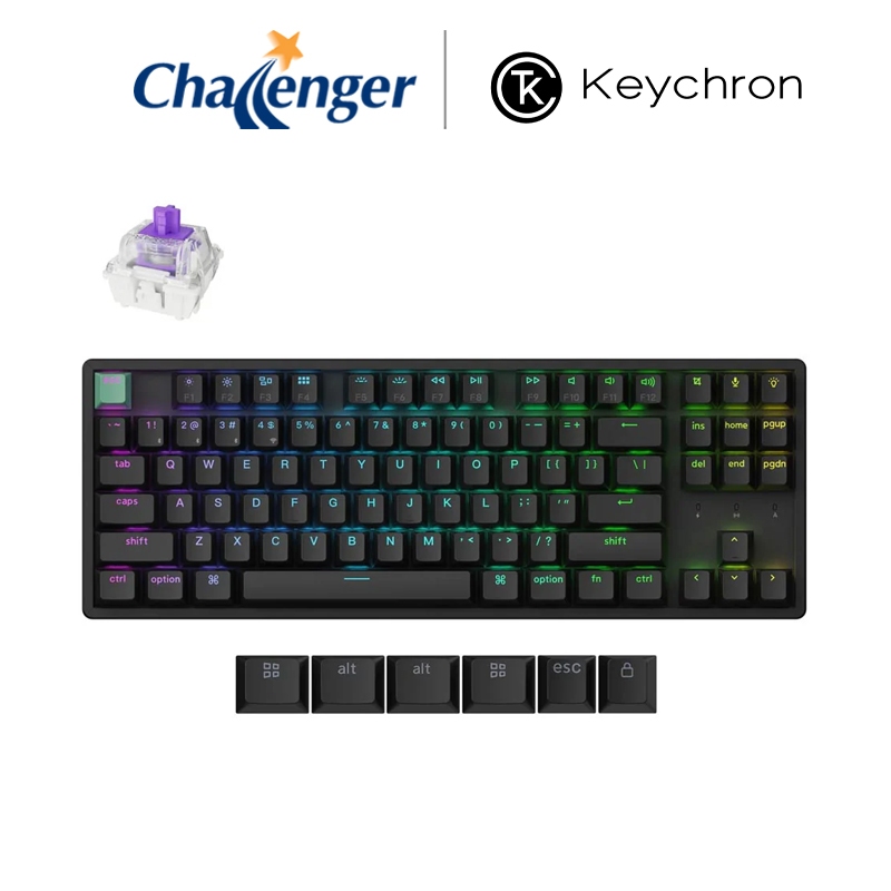 Keychron K8 HE Wireless Magnetic Switch Custom Keyboard | Shopee ...