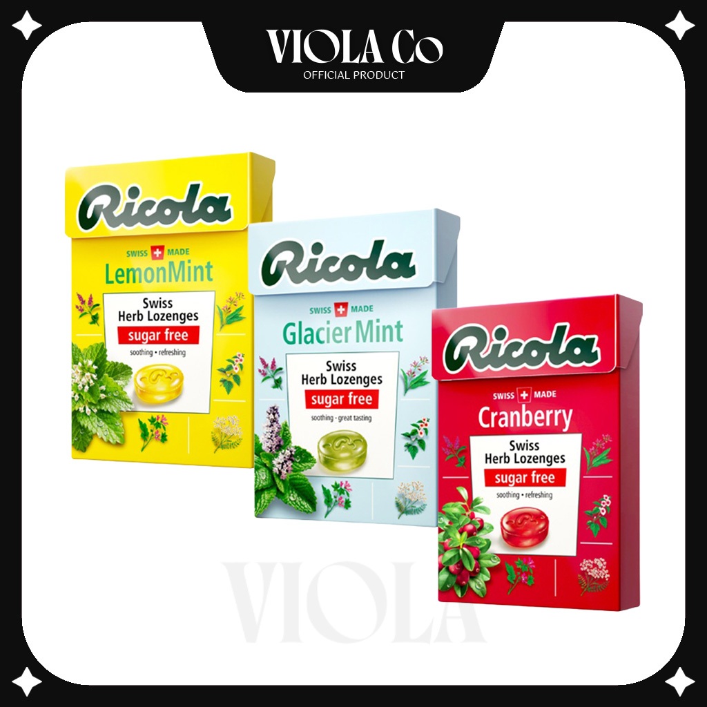 [Ricola] Sugar Free Swiss Natural Herbal Candy 40g (Lemon Mint ...
