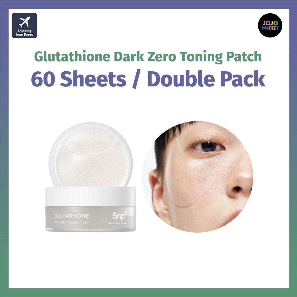 SNP Dark Zero Toning Patch 60 Sheets / Double Pack (60 + 60 Sheets) / Shipping from Korea